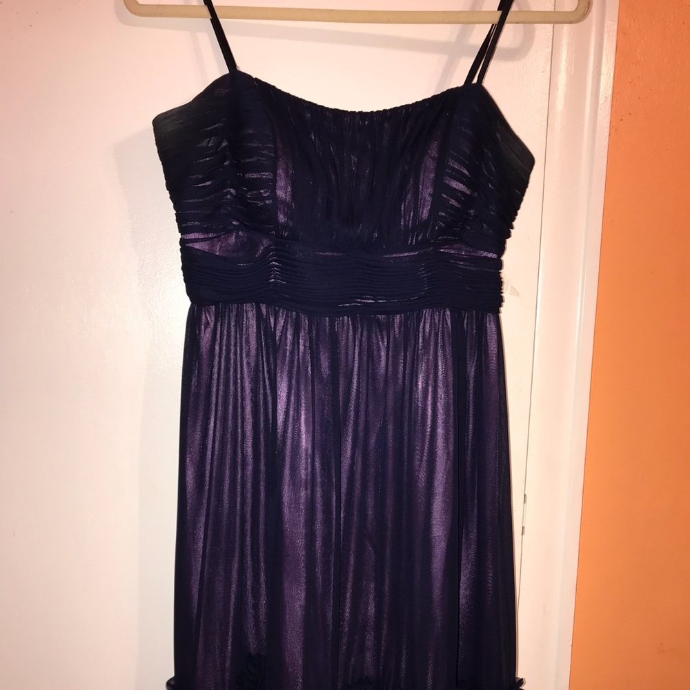 Midnight Orchid Party Dress
